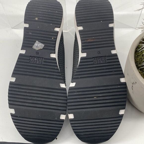 Eileen Fisher Knit Stretch Pull-on Comfort Sneakers‎ Dark Grey 10 - Picture 7 of 12